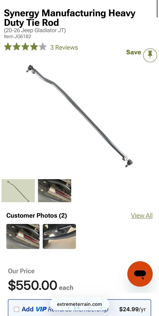 Jeep Gladiator Fox/synergy suspension components sale IMG_6299