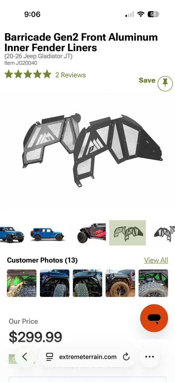 Jeep Gladiator Fox/synergy suspension components sale IMG_6297