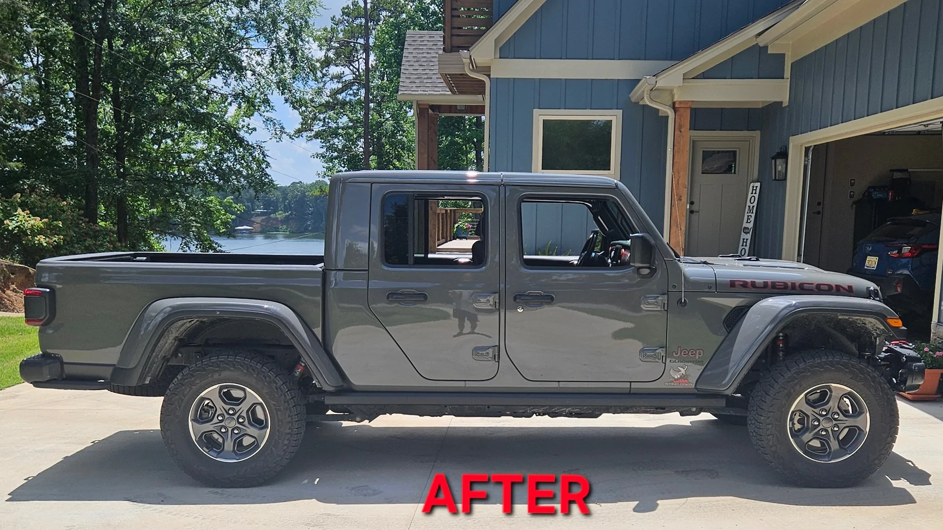 Jeep Gladiator Leveling Kit Installed - 1.5" Front, 0.5" Rear (Teraflex) 20260628_135154