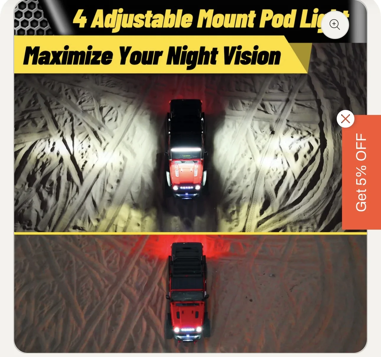 Jeep Gladiator Cargo Basket Roof Rack With Ladder & LED Lights! - by MONOKING IMG_0537