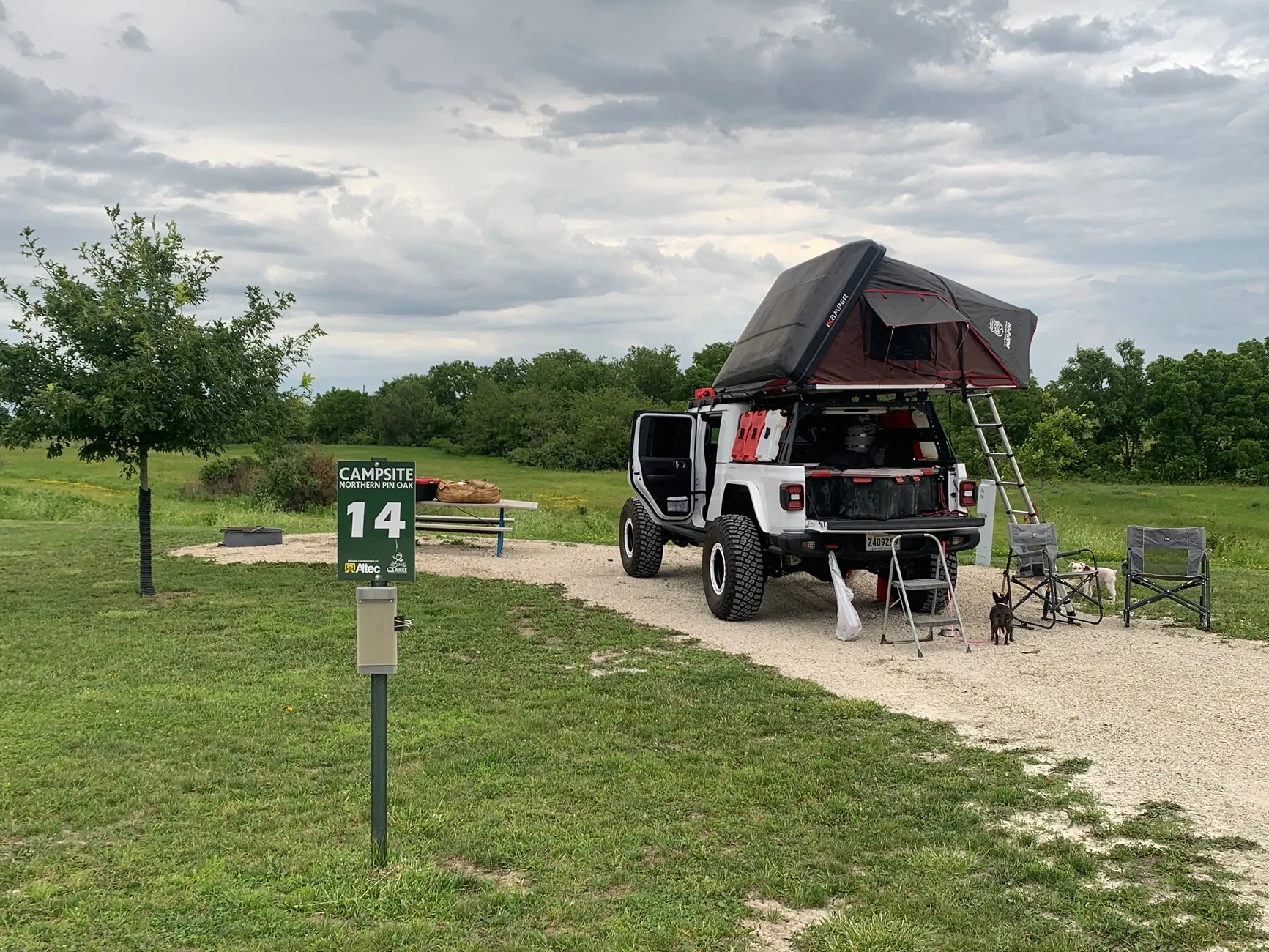 Jeep Gladiator From NW Louisiana to Canadian border and back gathering 13 badges along the way. IMG_4980