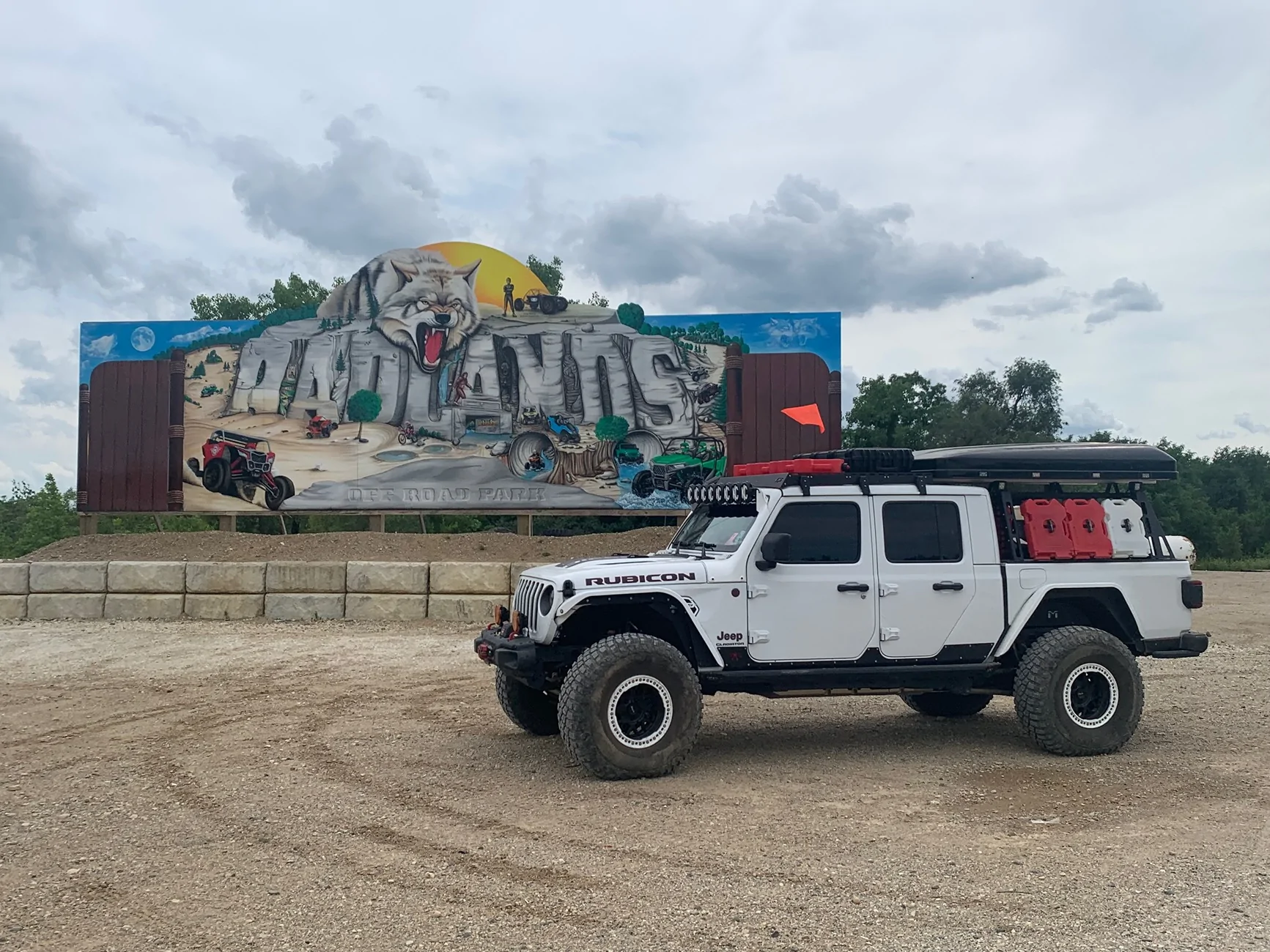 Jeep Gladiator From NW Louisiana to Canadian border and back gathering 13 badges along the way. IMG_5152
