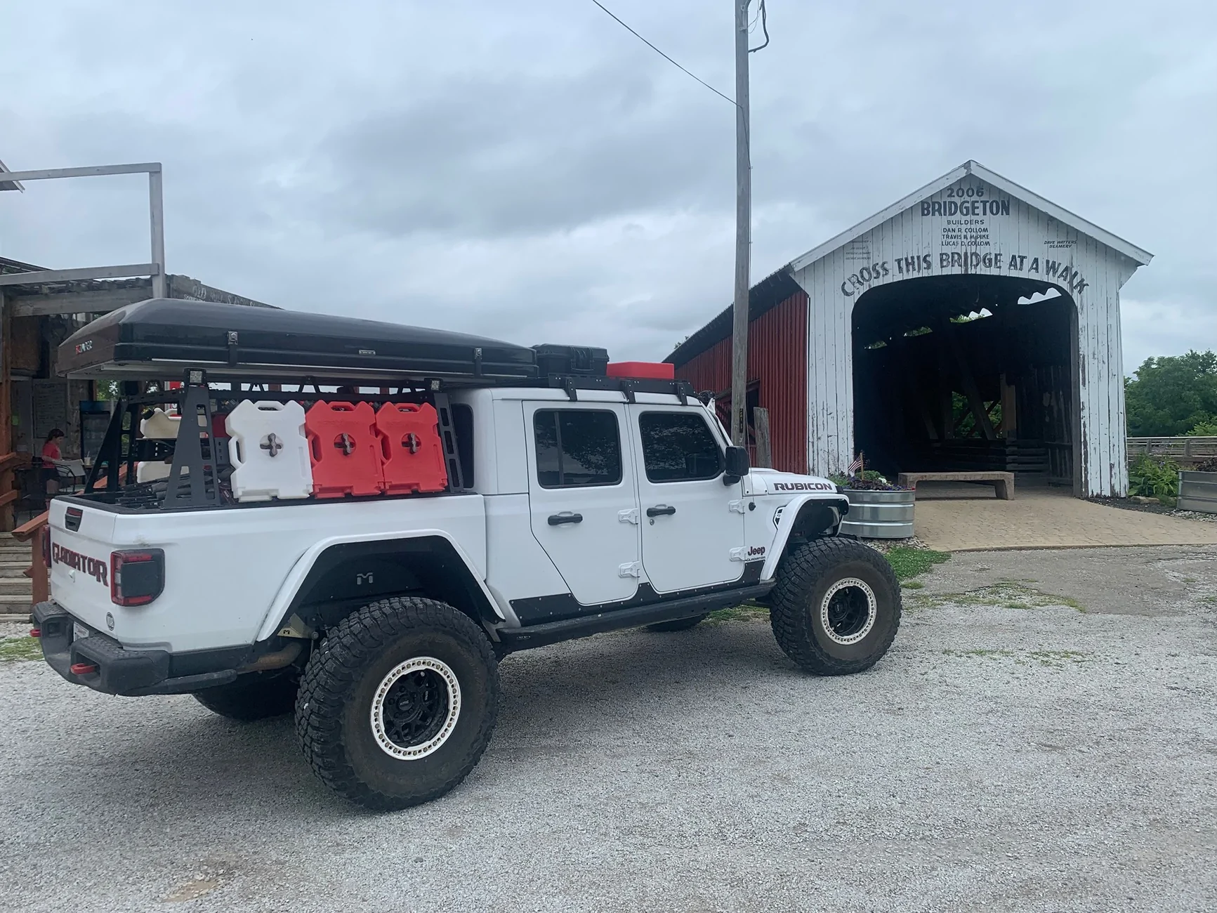 Jeep Gladiator From NW Louisiana to Canadian border and back gathering 13 badges along the way. IMG_5168