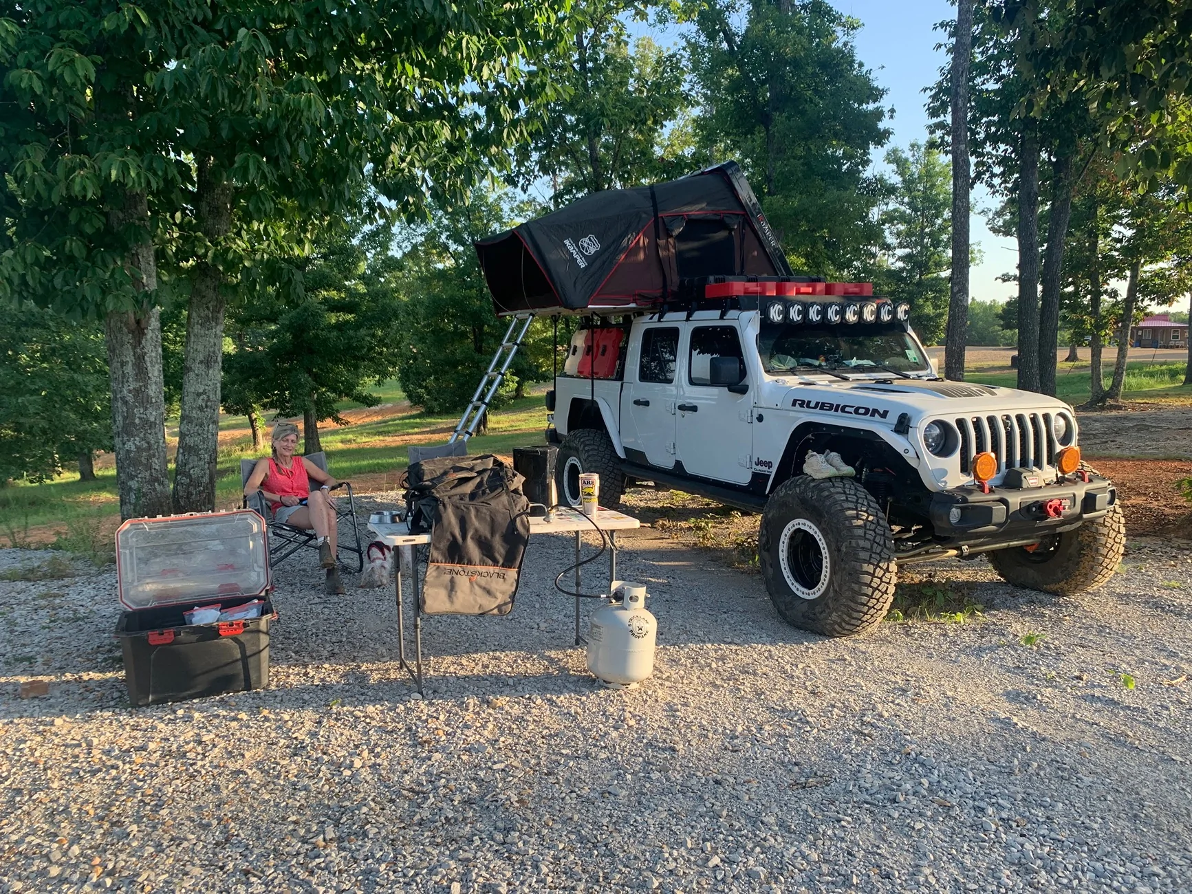 Jeep Gladiator From NW Louisiana to Canadian border and back gathering 13 badges along the way. IMG_5191