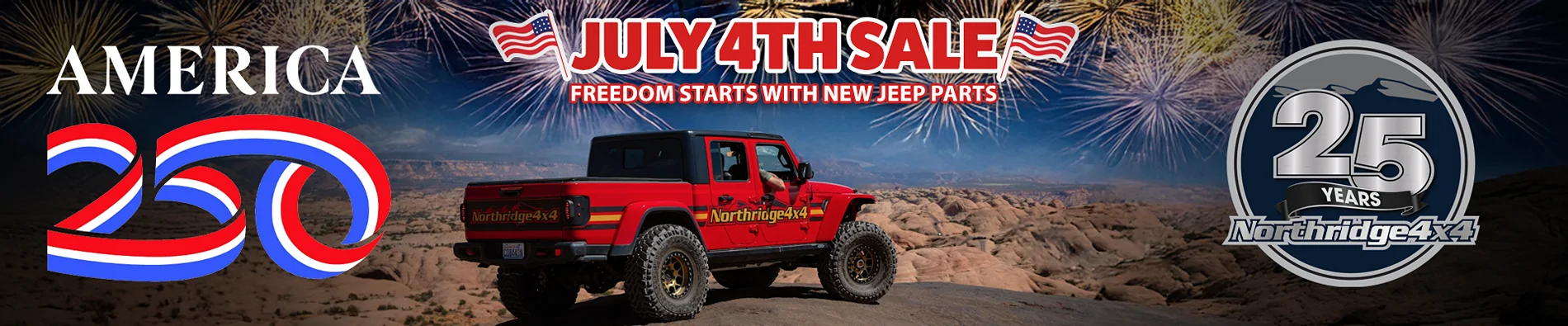 Jeep Gladiator July 4th SALE at Northridge4x4 1782923670364-r
