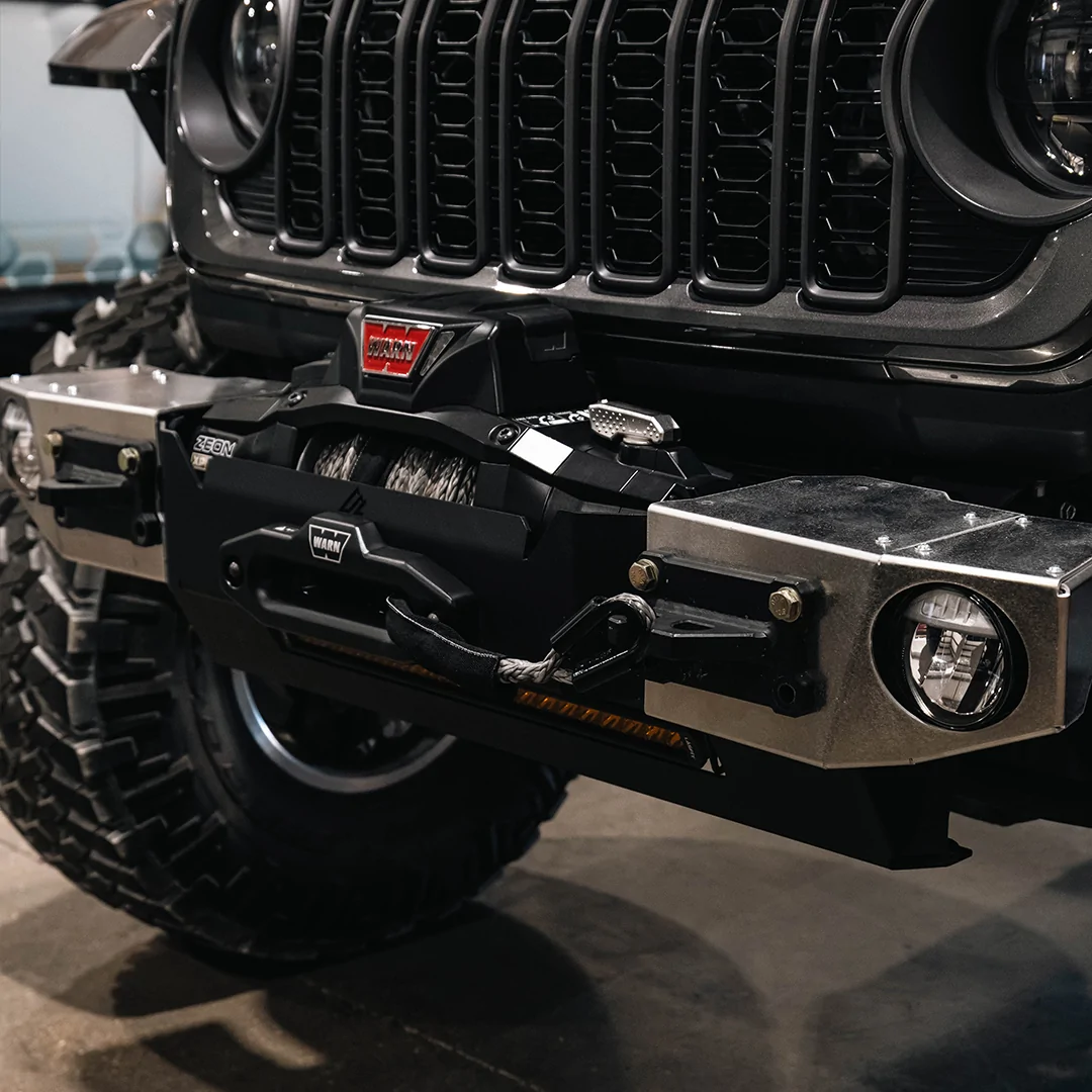 Jeep Gladiator End Caps for Jeep Wrangler JL/JT/JK Modular Front Bumper raw-bumper-endcaps-7