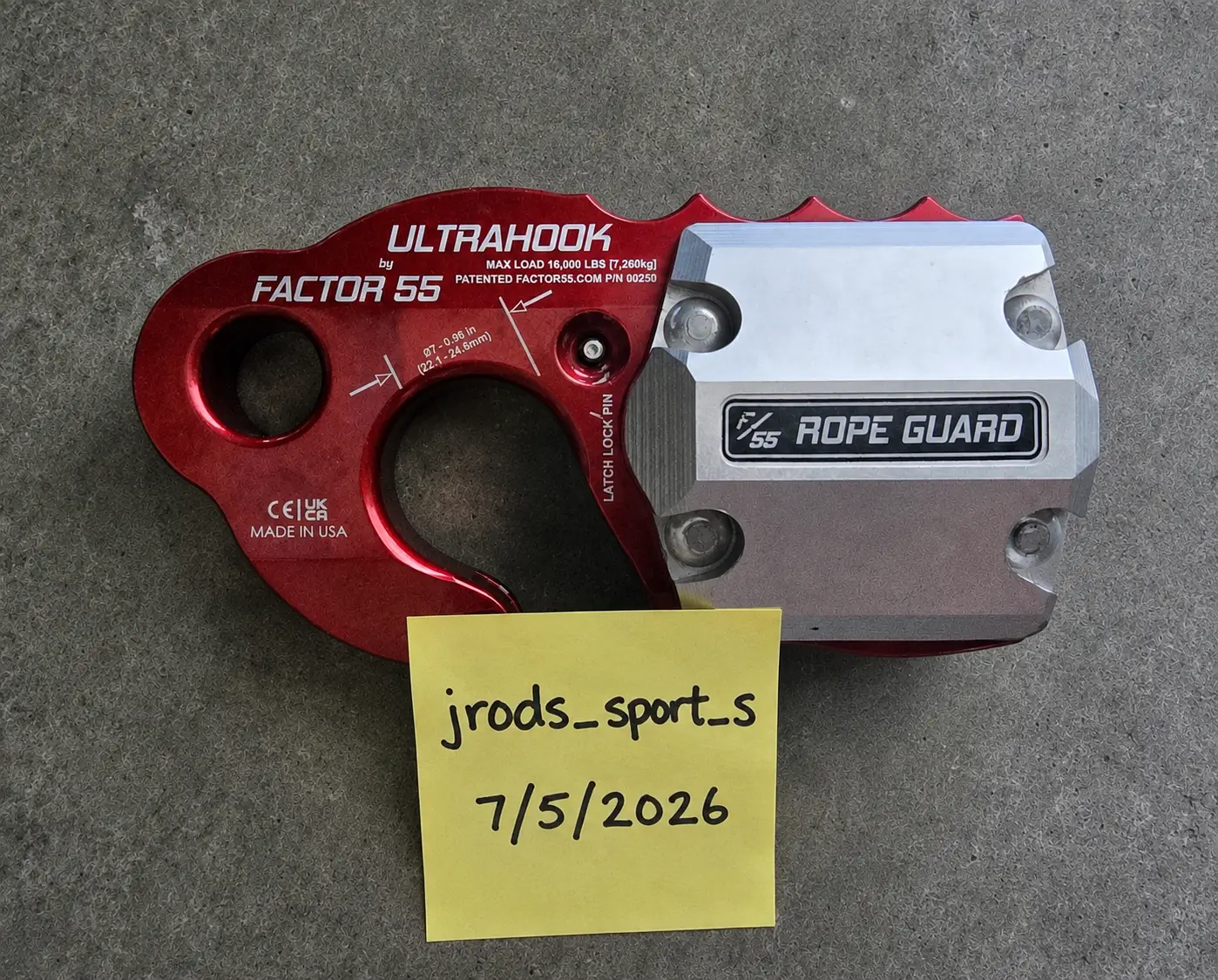 Jeep Gladiator Factor 55 Ultrahook - Red F2B37AAE-7A4A-4BC9-AA27-F44A5343668A