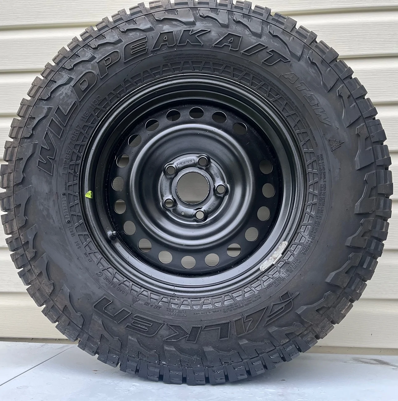 Jeep Gladiator Mojave steel spare and unused tire. From 2021 Mojave.Asking $300. IMG_0151