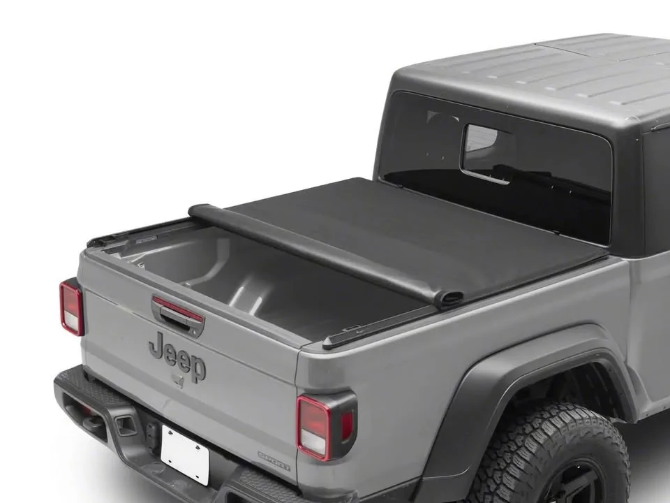 Jeep Gladiator Bestop Twill Rollup Tonneau Cover Image 4