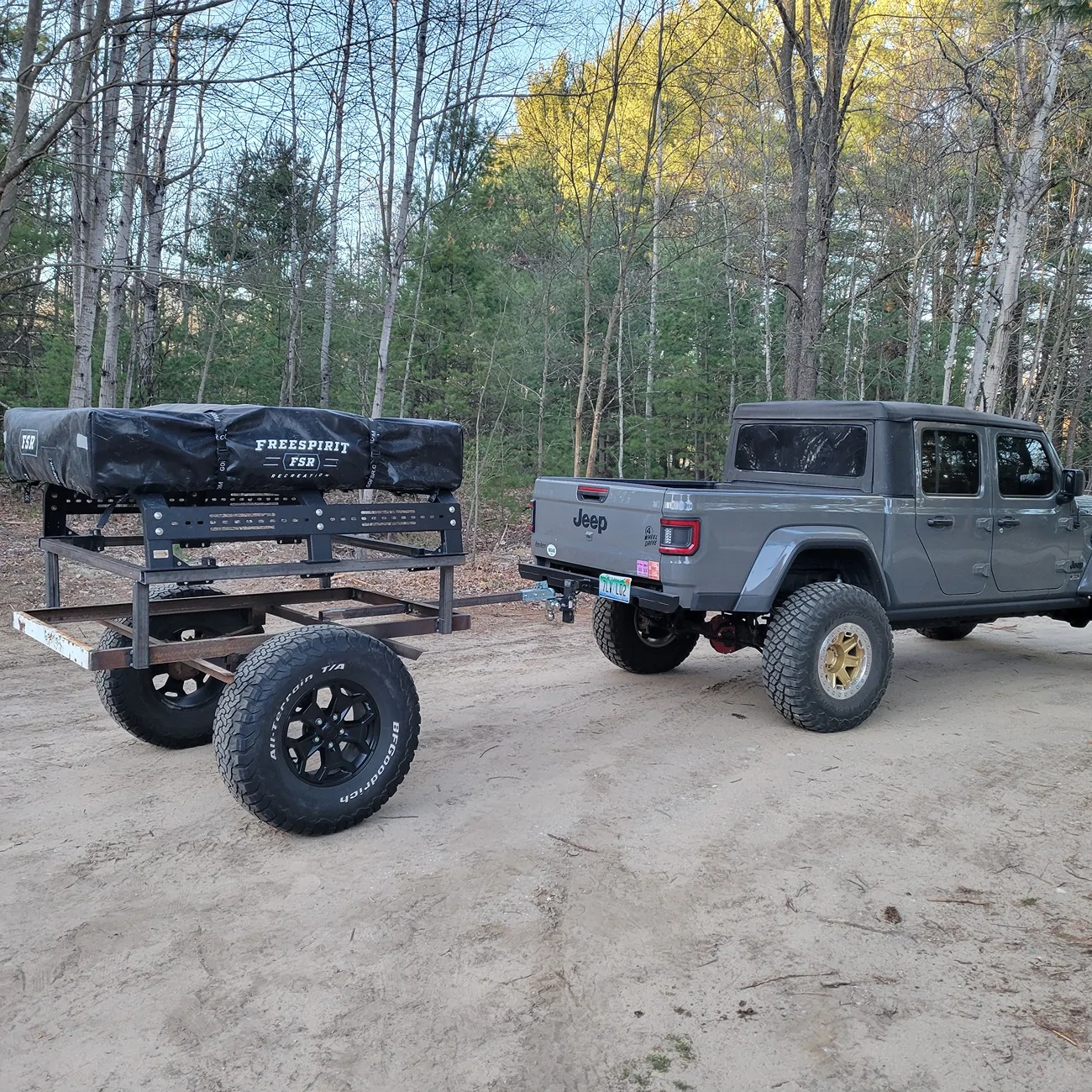 Jeep Gladiator Tent Trailer for weekend adventures 20240409_194245
