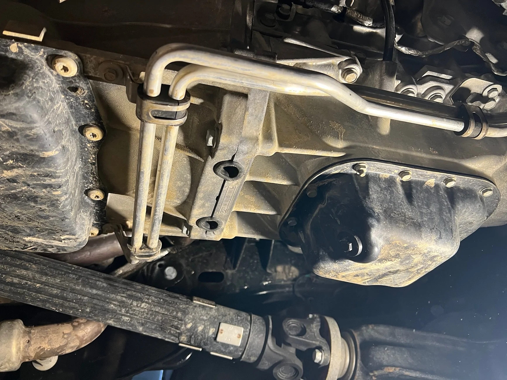 Jeep Gladiator What is this ? Leak from engine or transmission ? IMG_9865