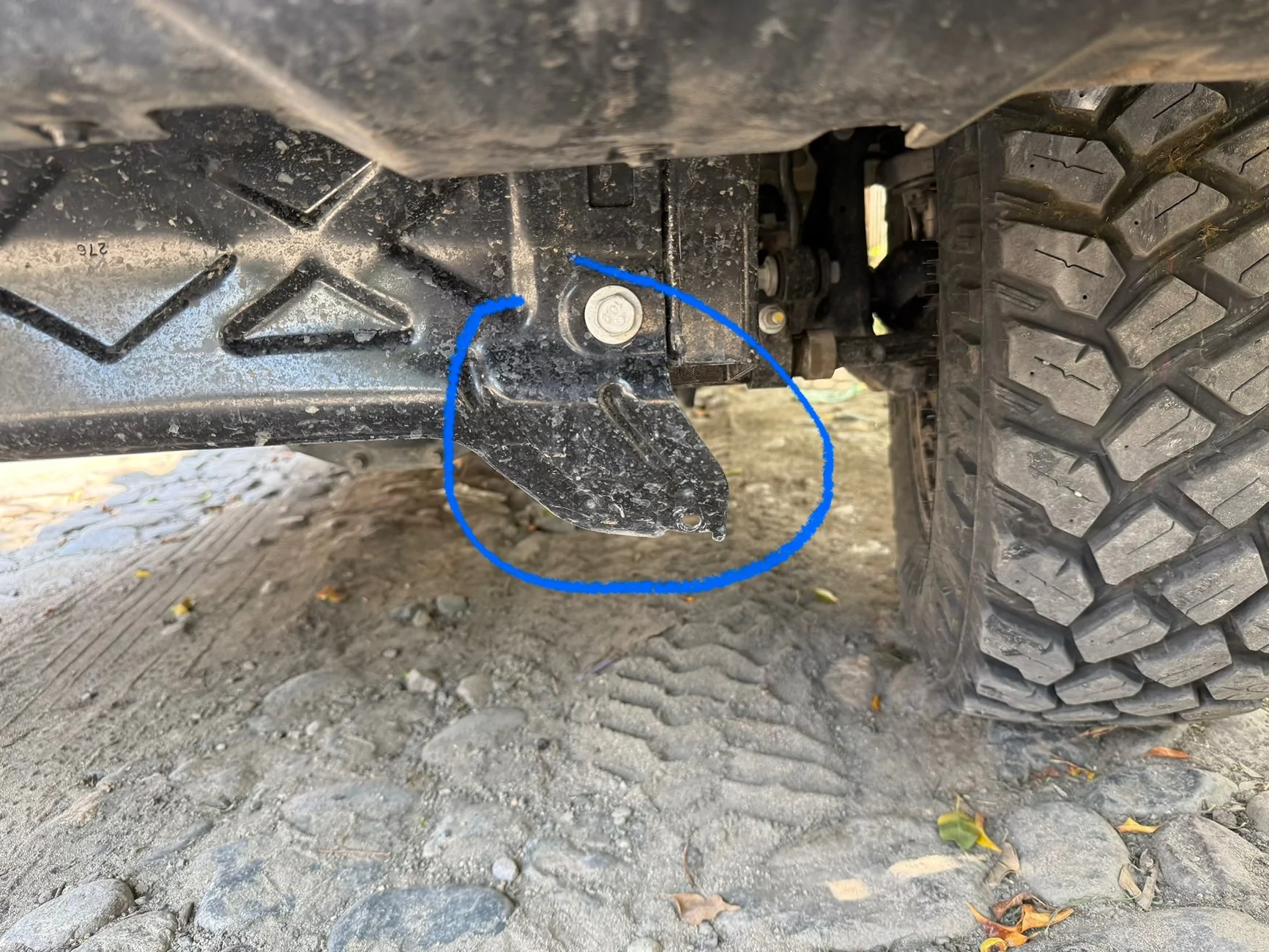 Jeep Gladiator 2026 Willys front “skid plate” bracket- is it bent? IMG_4239