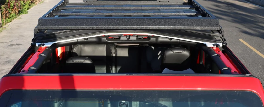 Jeep Gladiator [NEW] JT Cargo Basket Upgrade – Dual Ladders + 400LB Capacity 🔥 1
