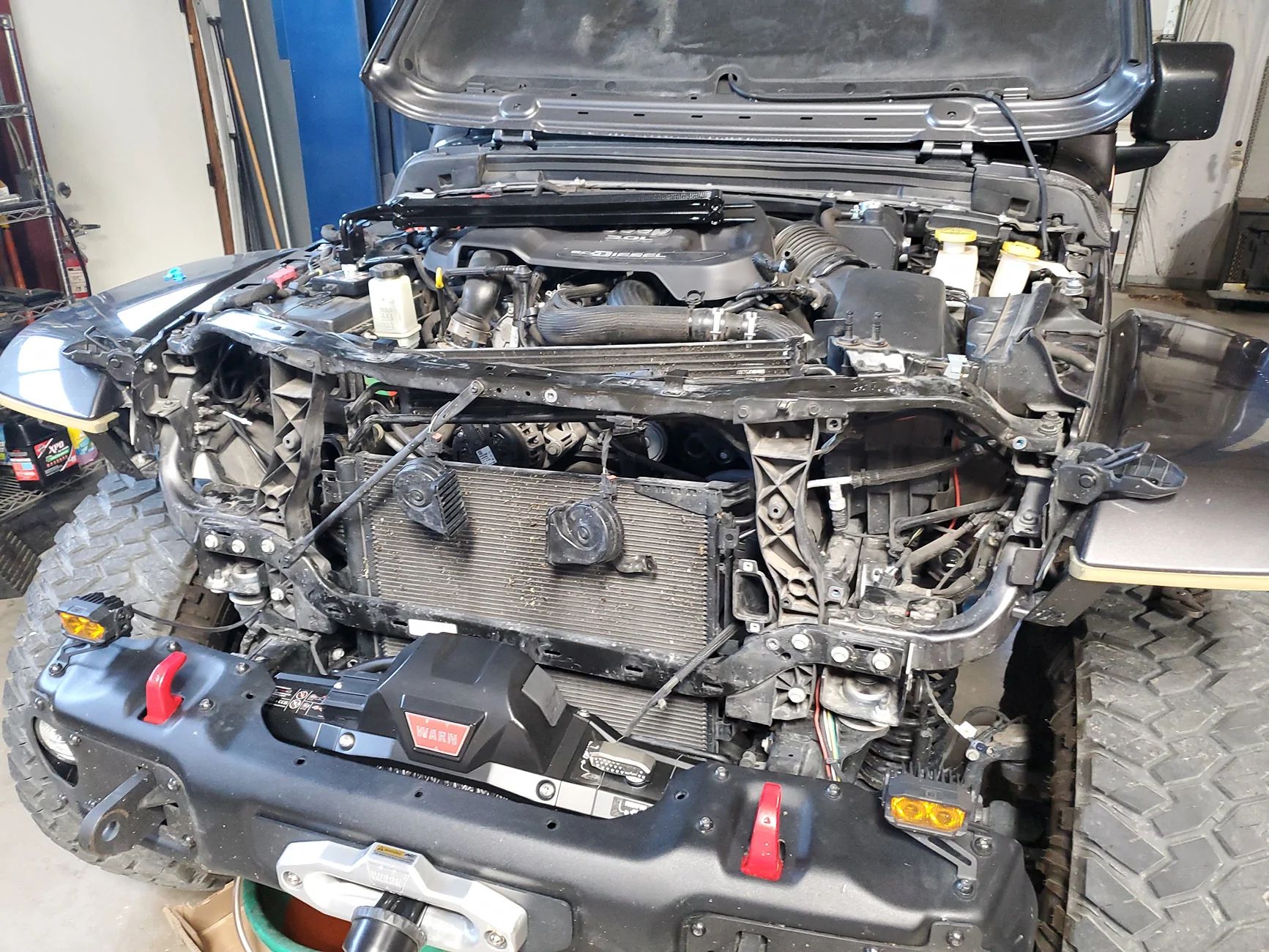Jeep Gladiator CSF radiator and transmission cooler install….diesel IMG_20260705_122043
