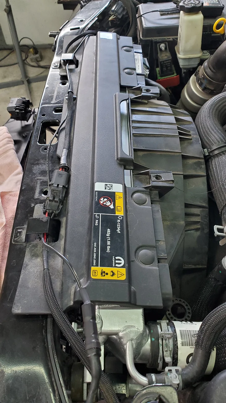 Jeep Gladiator CSF radiator and transmission cooler install….diesel 20260626_125210