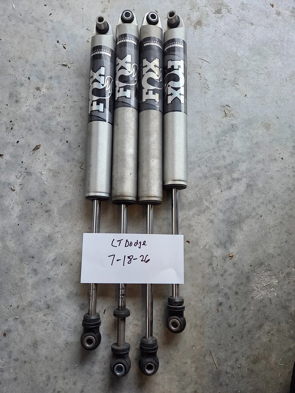 Jeep Gladiator FOX 2.0 Shocks Jeep Gladiator JT 2"-3" 20260718_193251