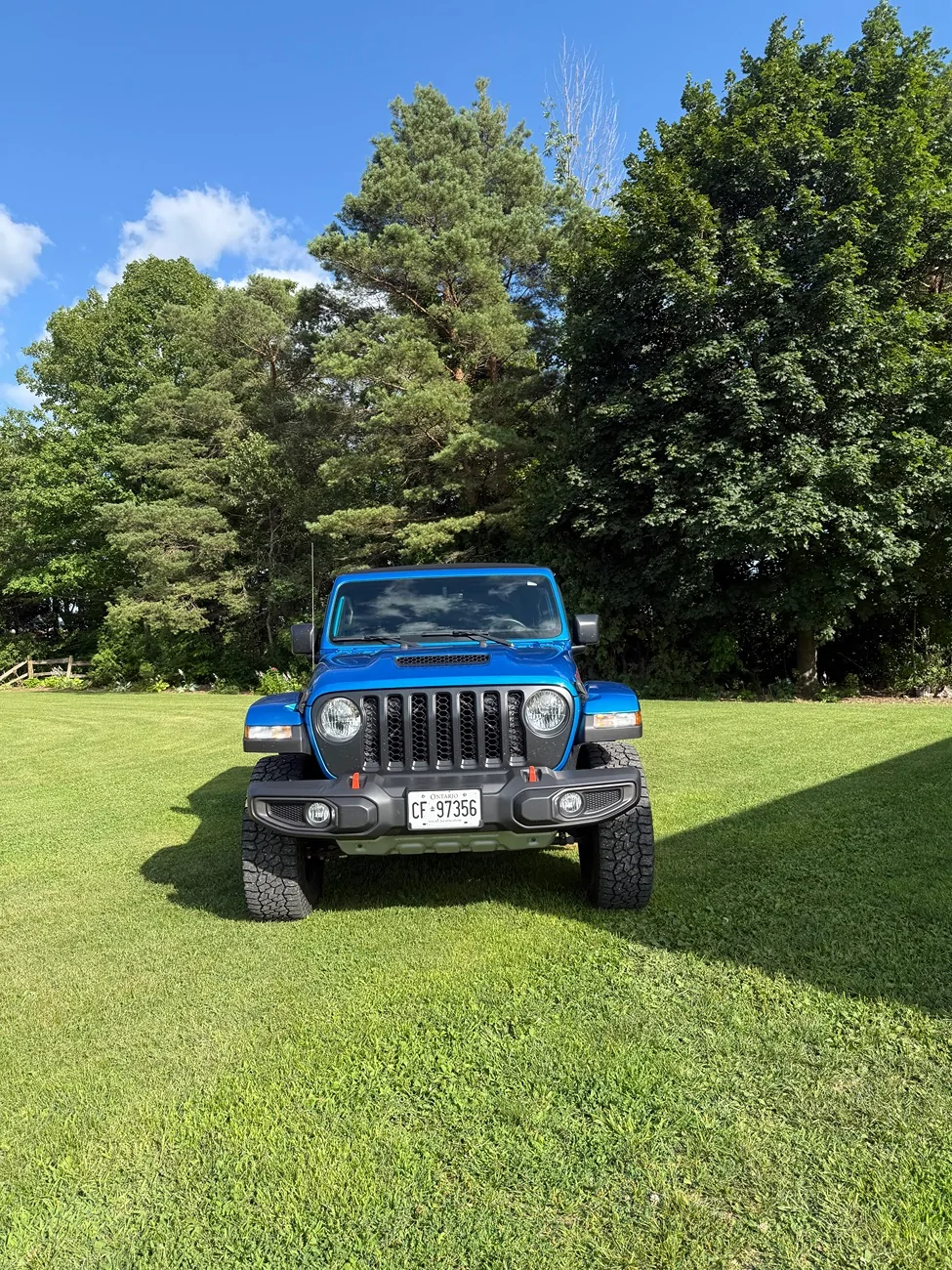 Jeep Gladiator KC Hilites G4 LED fog lights swap from factory halogens IMG_7926