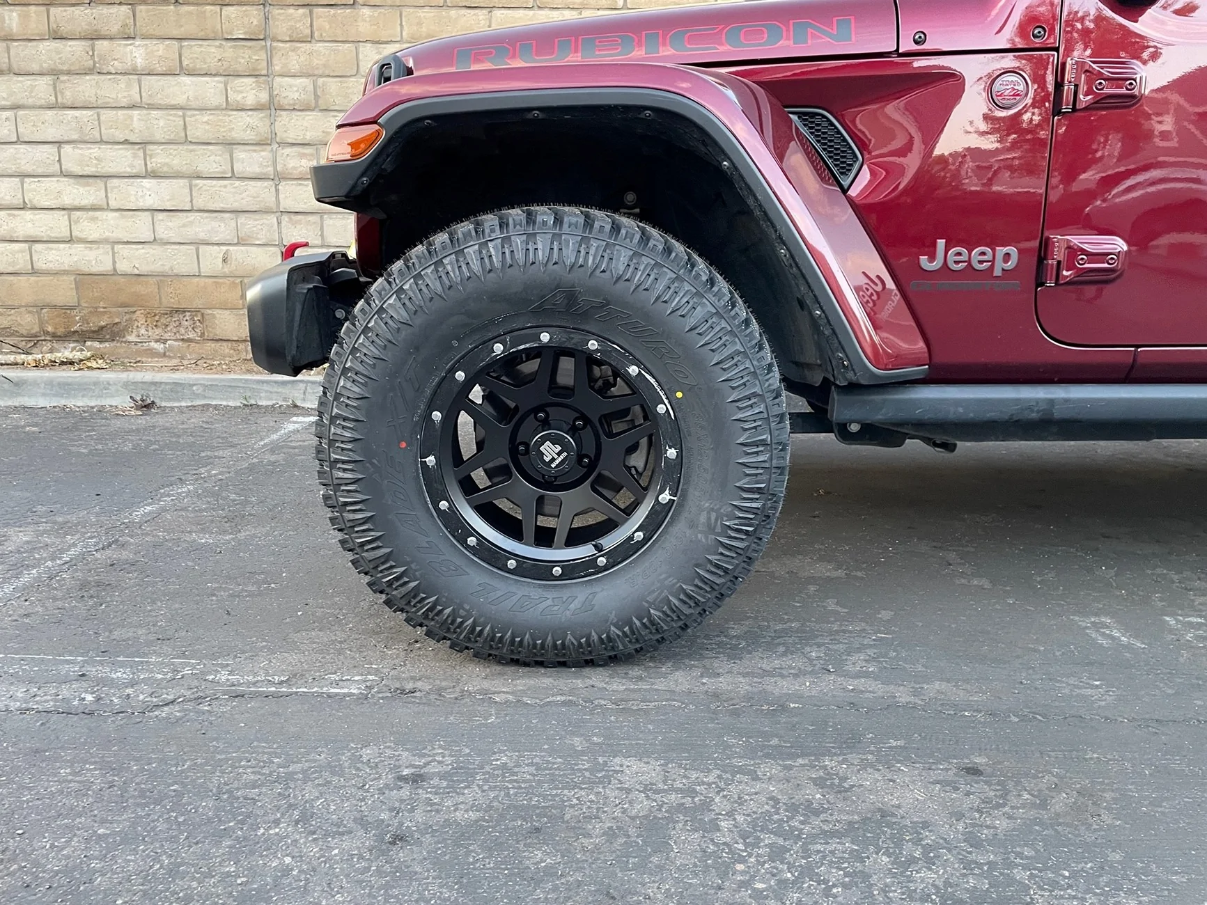 Jeep Gladiator Trying to sort out my next set of tire and wheels on my Mojave. jeep after 2 - Copy