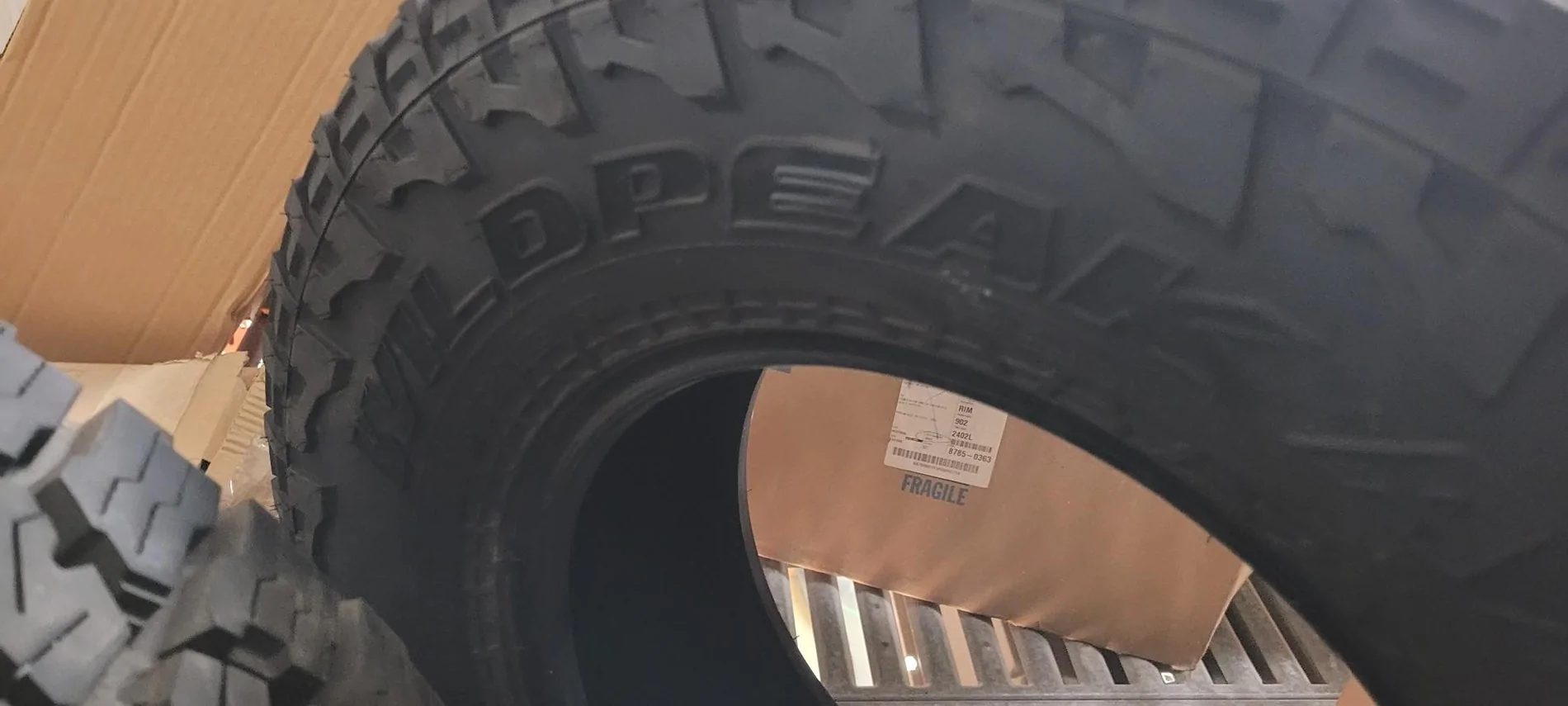 Jeep Gladiator Set of 5 33" Falken Wild Peak A/T3W 285/70R17 Take Offs 1000050452
