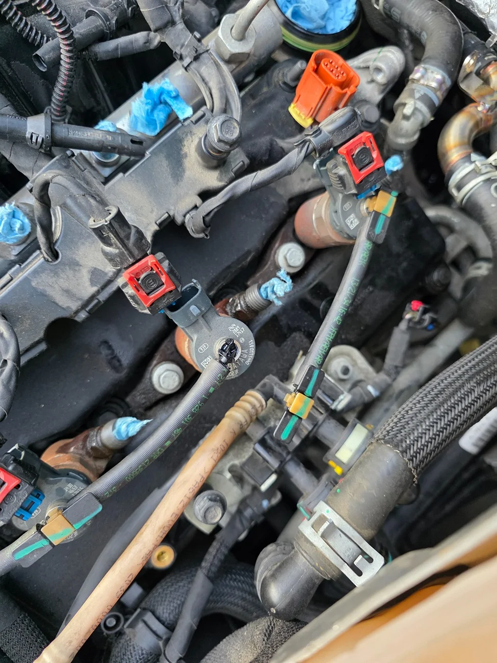 Jeep Gladiator Broke injector return port 20260726_201048