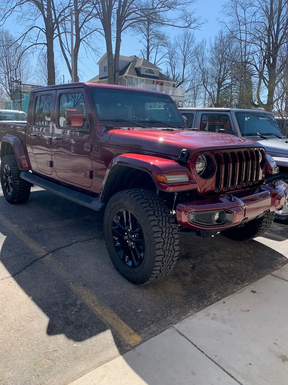 Jeep Gladiator Compliments Compliments Compliments Gladiator next to JK