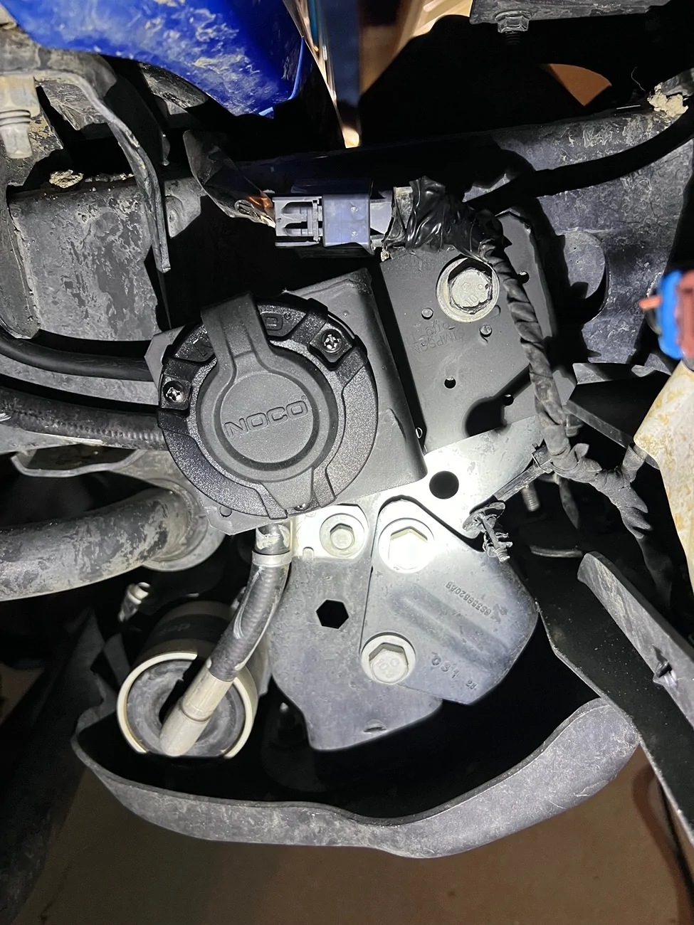 Jeep Gladiator Drilling Out the ‘Trail Rated’ Badge for External 120V Inlet? IMG_1522