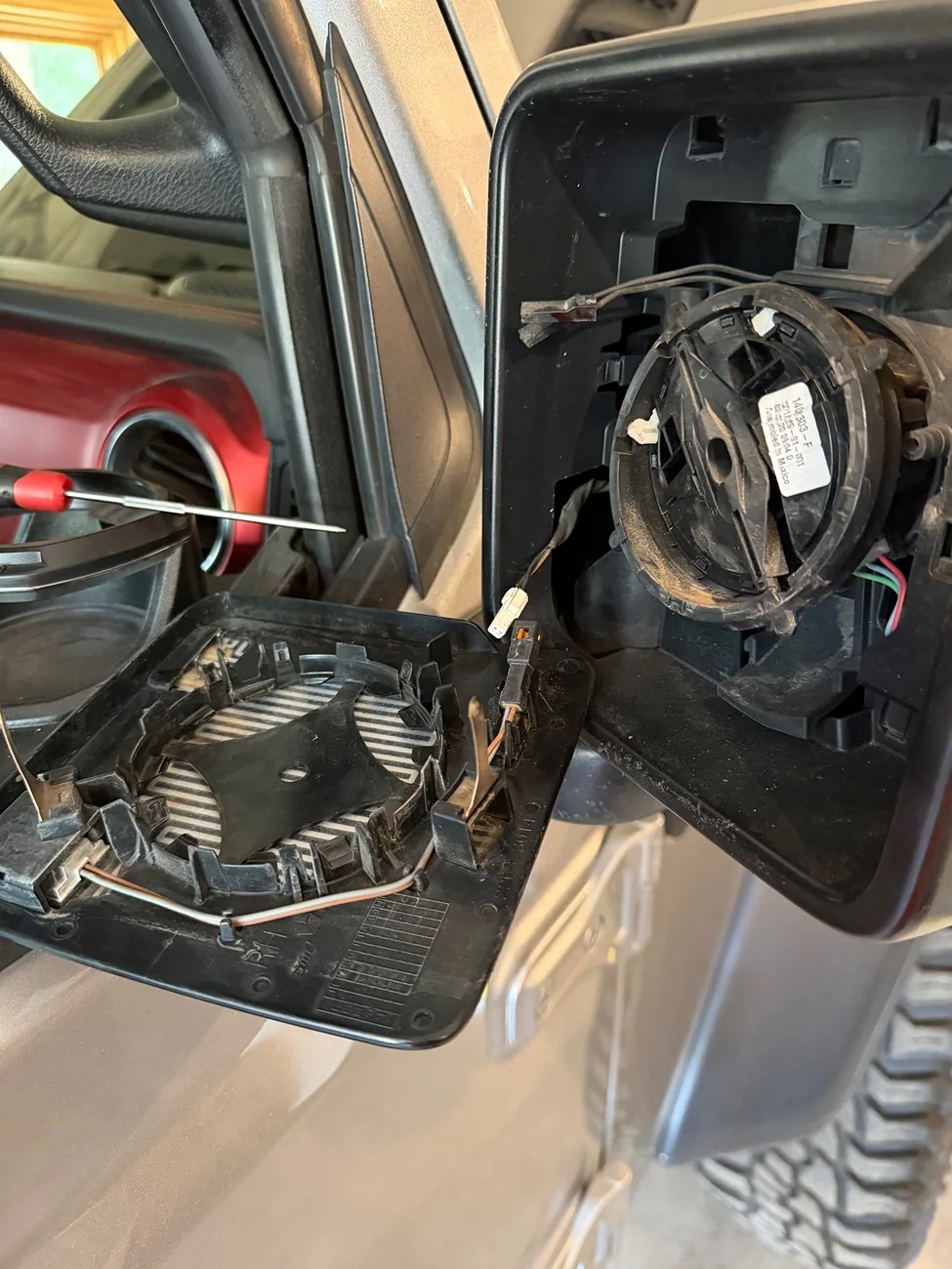 Jeep Gladiator Wolfbox Wide View Mirrors With Blind Spot - Test & Review IMG_6198