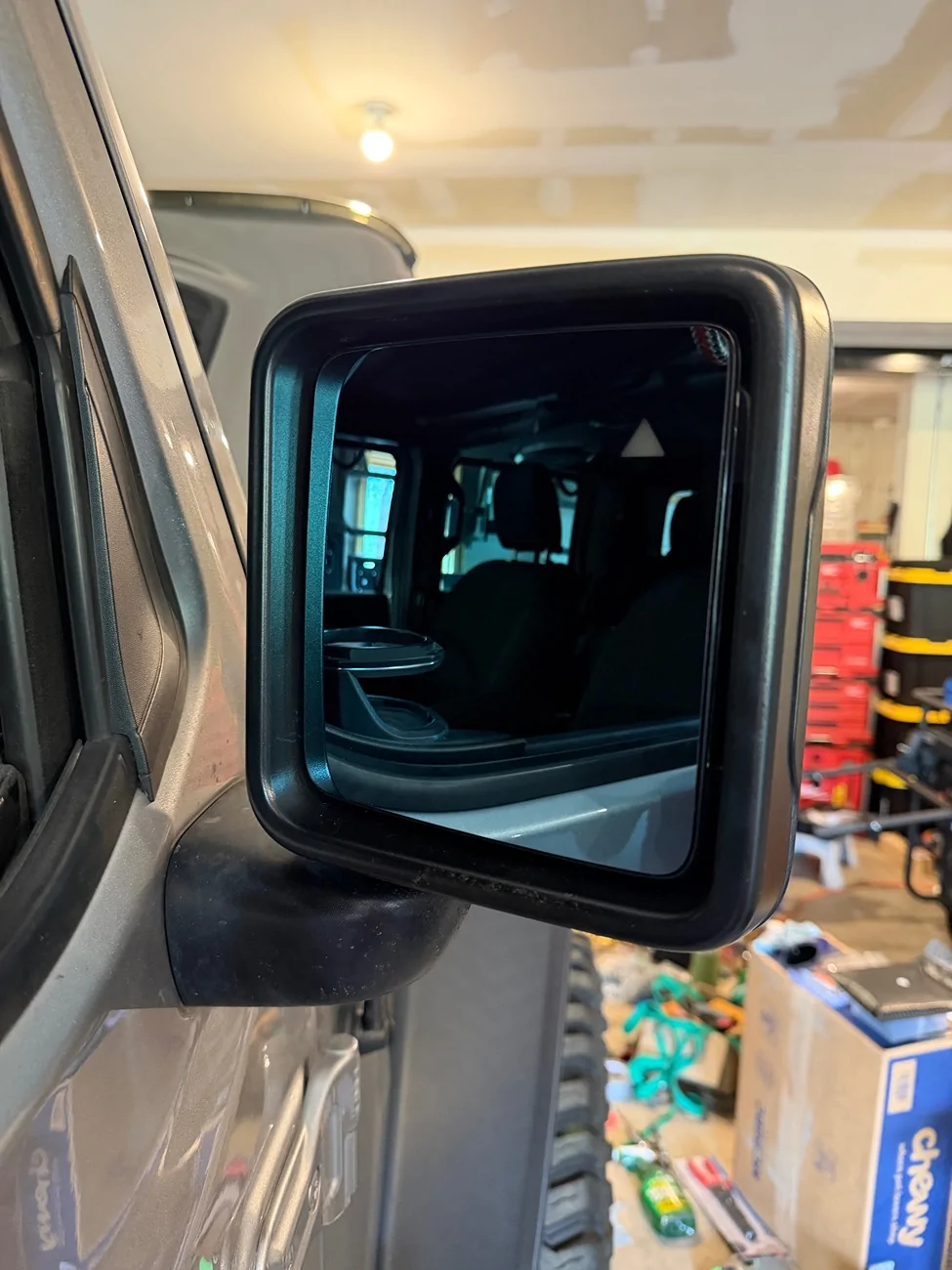 Jeep Gladiator Wolfbox Wide View Mirrors With Blind Spot - Test & Review IMG_6206