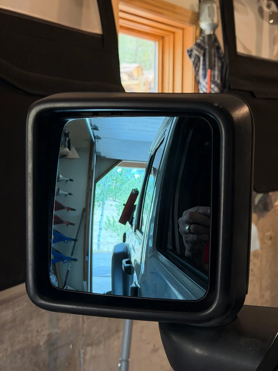Jeep Gladiator Wolfbox Wide View Mirrors With Blind Spot - Test & Review IMG_6219