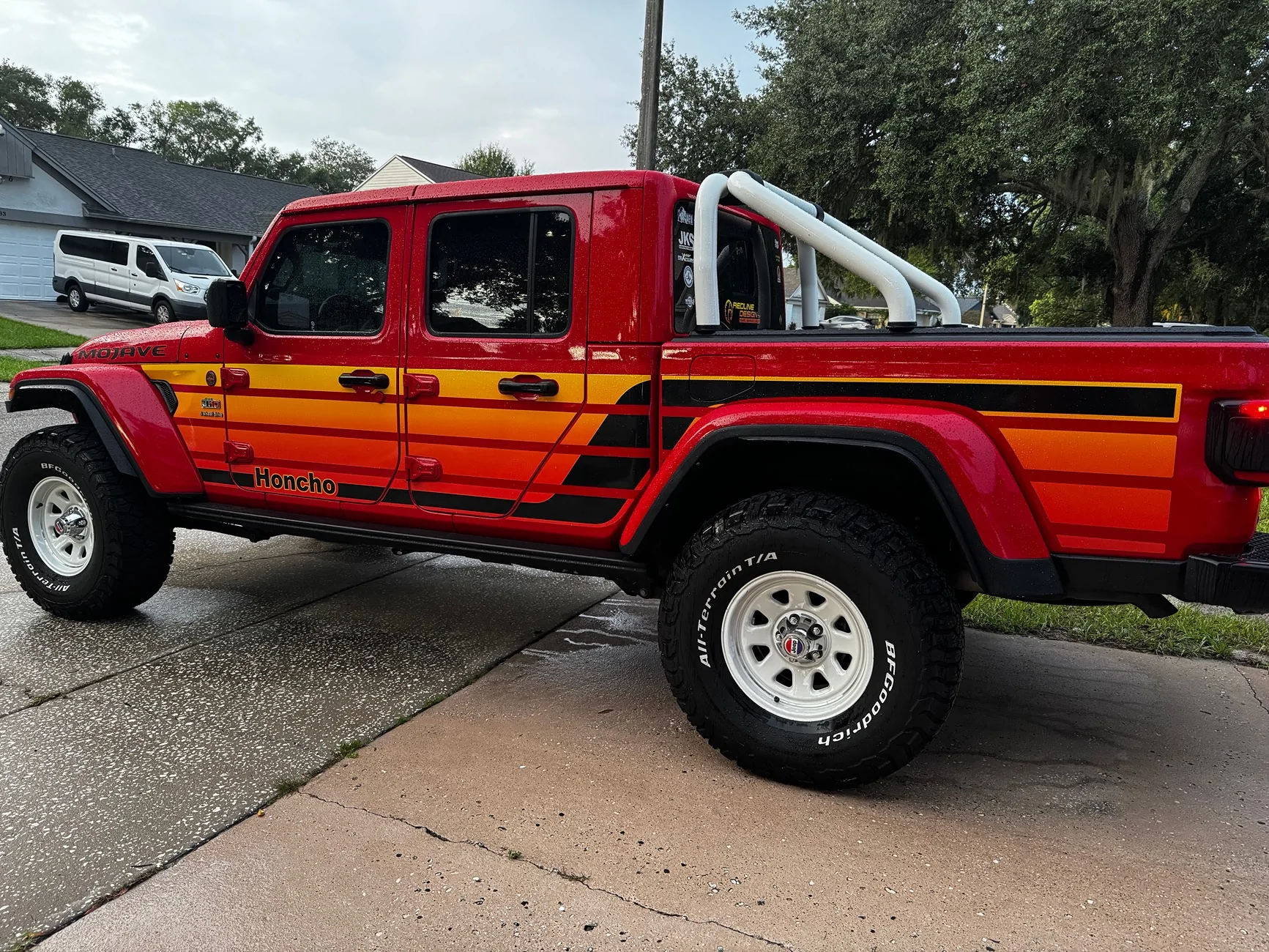 Jeep Gladiator Got it on the road with old school wrap, 3.5" lift and 37s. All I lack is finishing IMG_3851