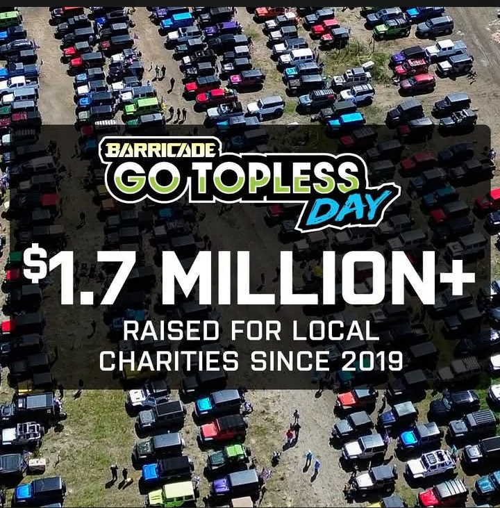 Jeep Gladiator Thank you for another incredible go topless day 1000032572