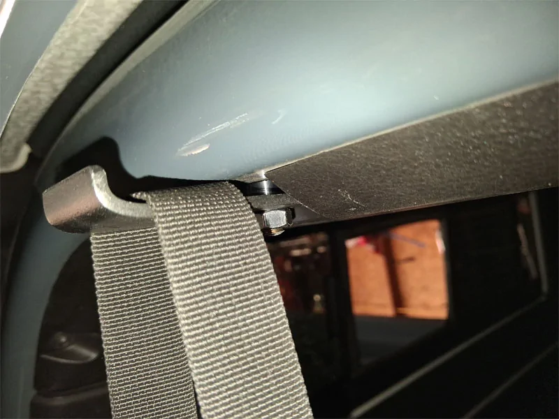 Jeep Gladiator Coat Hanger Hook Install (Home Made) Coat-Hanger-Spacer