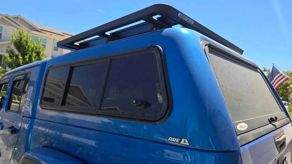 Jeep Gladiator ARE Bed Topper / Shell - Hydro Blue w Rhino Rack platform 1785970540519-cd