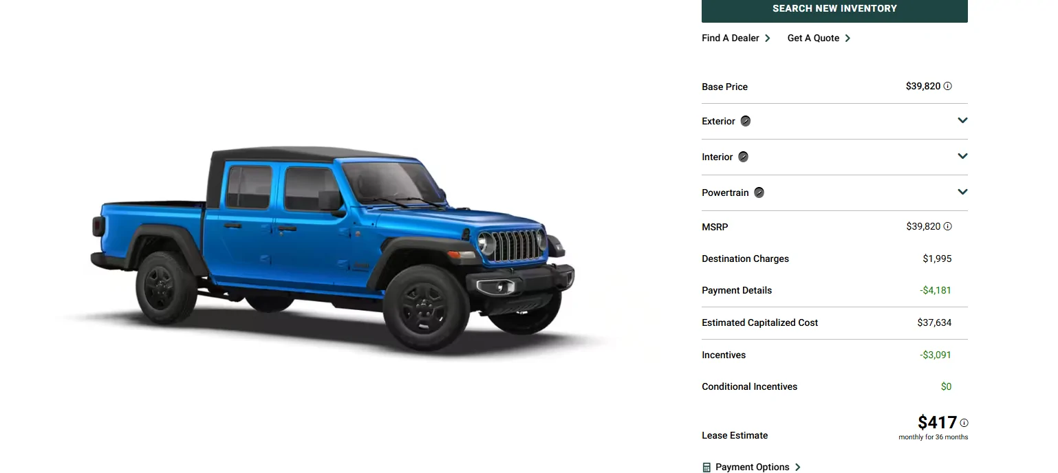 Jeep Gladiator What is going on here with pricing. 1786022296393-zl