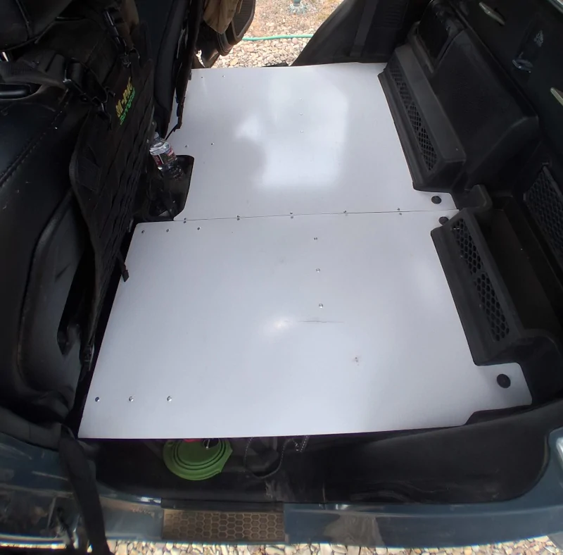 Jeep Gladiator Ultralight Rear Seat Delete (Home Built) Flat Floor