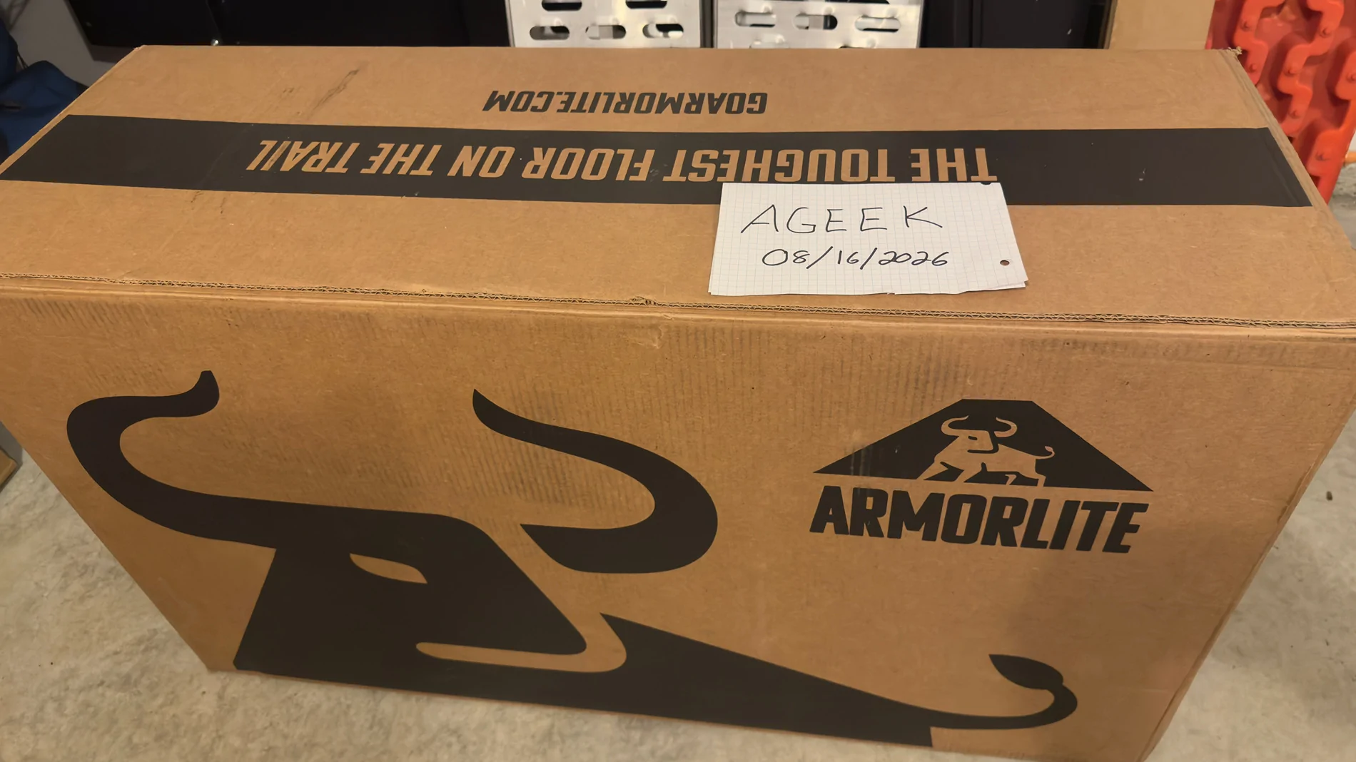 Jeep Gladiator New Armorlite Front & Rear Replacement Flooring - $300 Ageek Armorlite Flooring Box