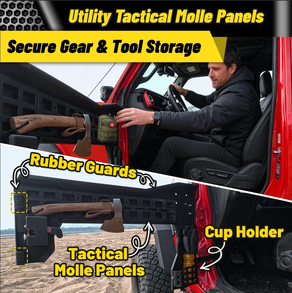 Jeep Gladiator Battle Axe Half Doors for the Gladiator JT — Open-Air Style with Trail-Ready Utility 06_hot_deal_473070