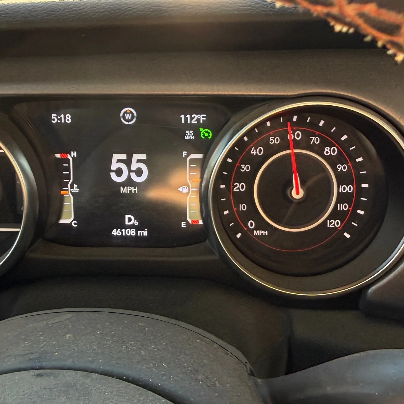 Jeep Gladiator Speedometer Offset IMG_4404
