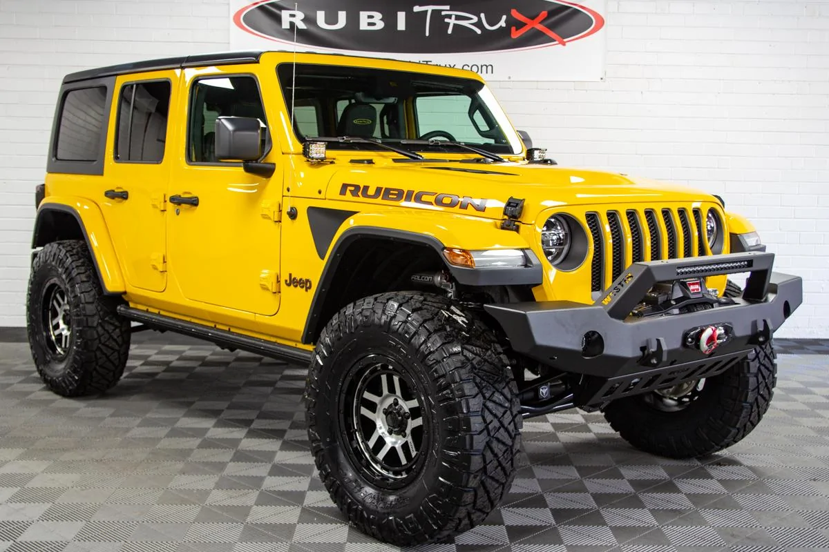 Jeep Gladiator Rumors on upcoming colors? 2019-custom-jeep-wrangler-rubicon-jl-unlimited-jlu-hellayella-pasenger-front