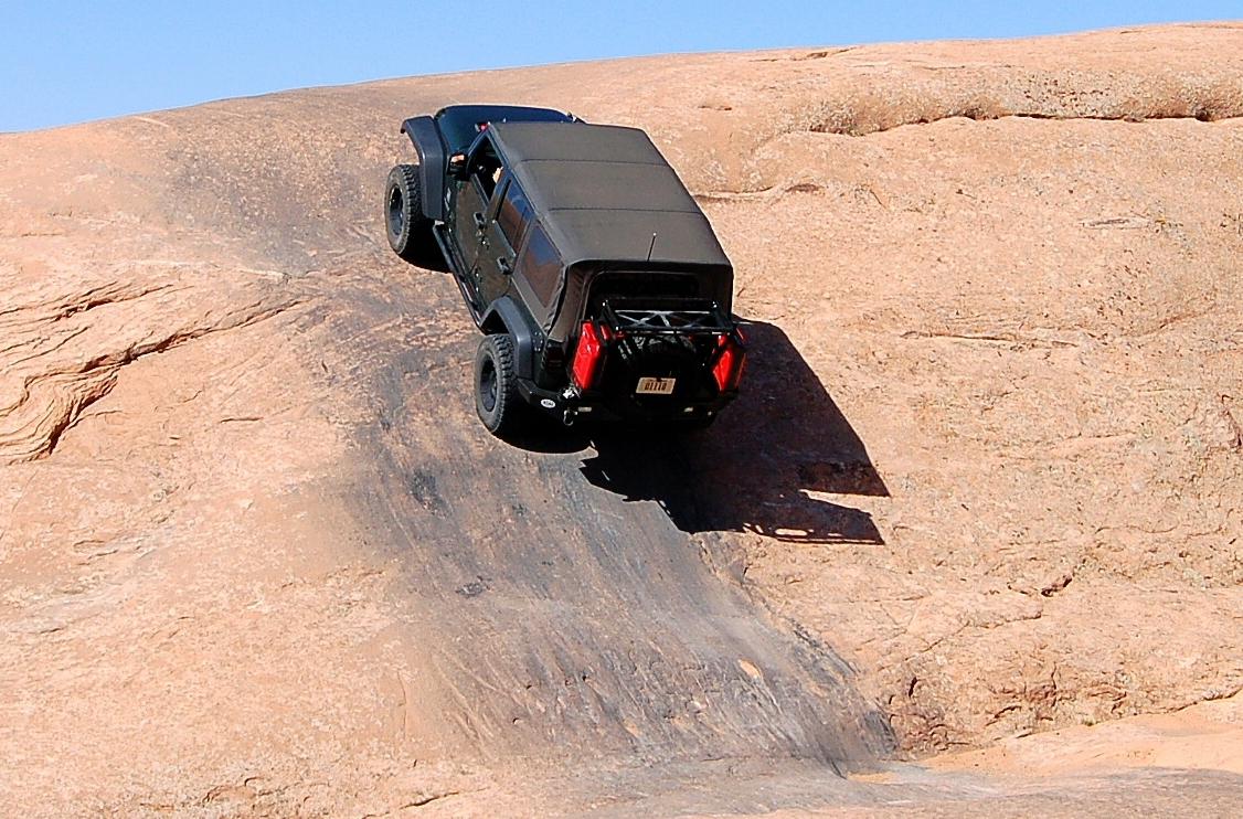 Jeep Gladiator What did you do WITH your Gladiator today? Moab Trip, Apr-May 10, Jeff's Images, 0038, Mark on Kenny's Hill