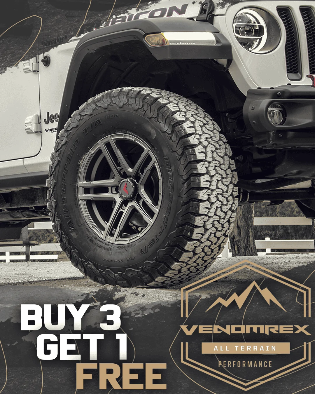 Jeep Gladiator VenomRex wheels - CYBER MONDAY SALE - BUY 3 GET 1 FREEEEE Main Post 3
