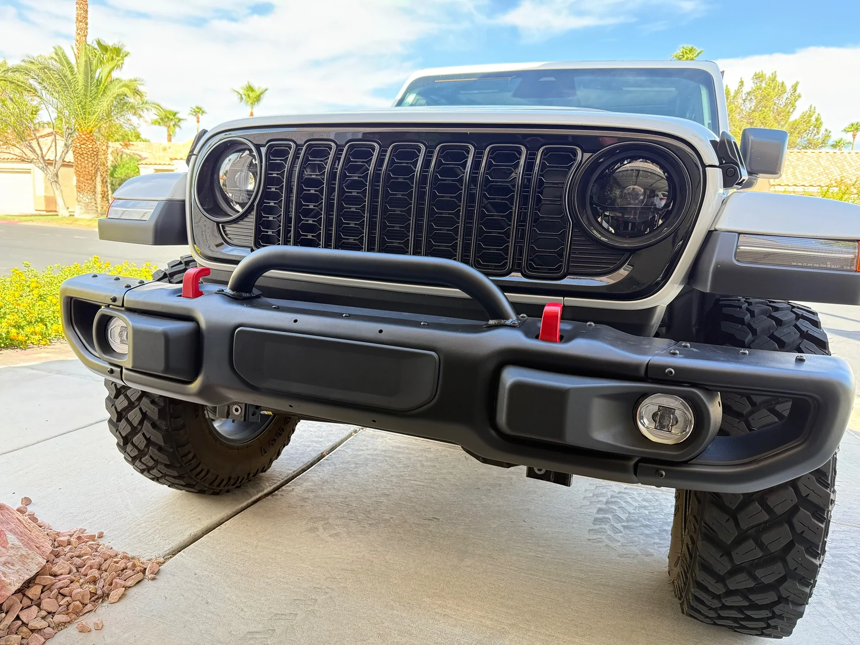 Jeep Gladiator Inexpensive 10th Anniversary bumper install (Update) IMG_3890