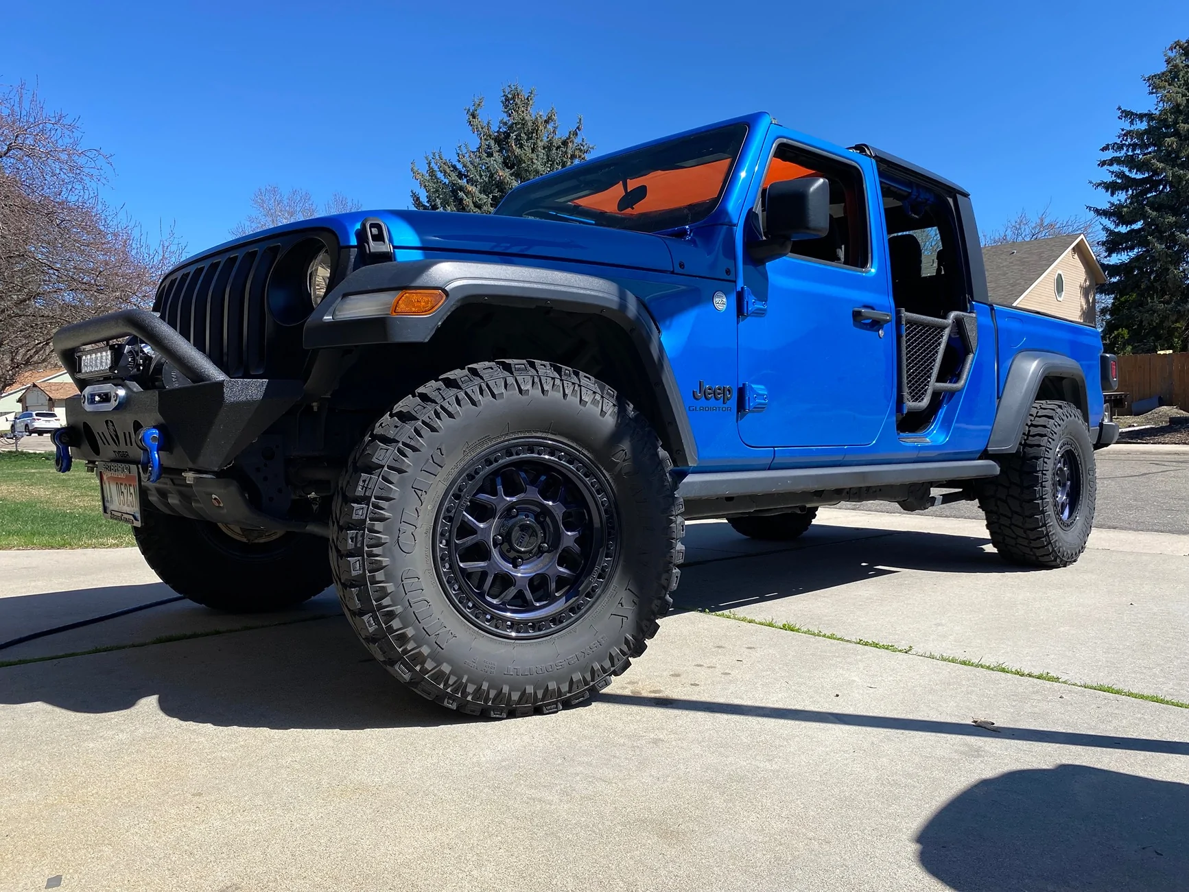 Jeep Gladiator Simulated beadlock wheels. IMG_1755