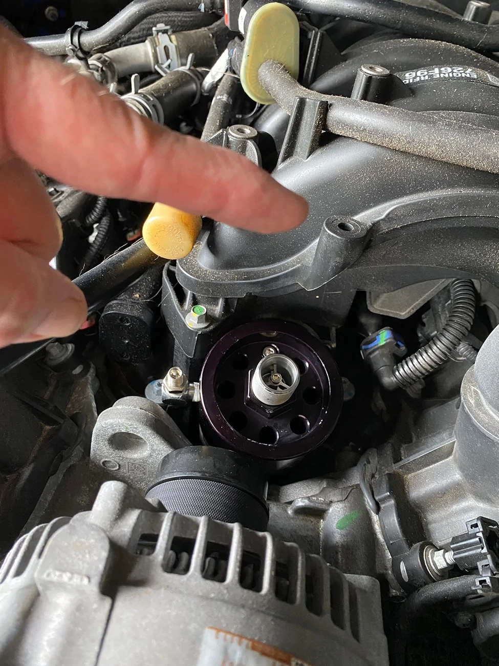 Jeep Gladiator Problem installing Baxter Oil Filter Adapter IMG_6606