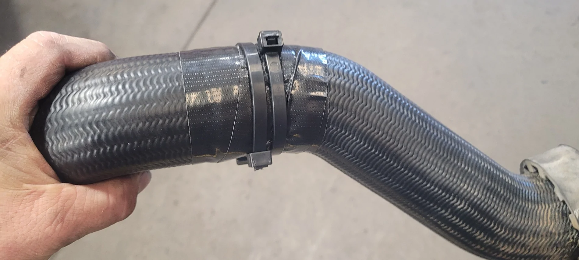 Jeep Gladiator Code P026D and split cold side CAC pipe 20260830_111446