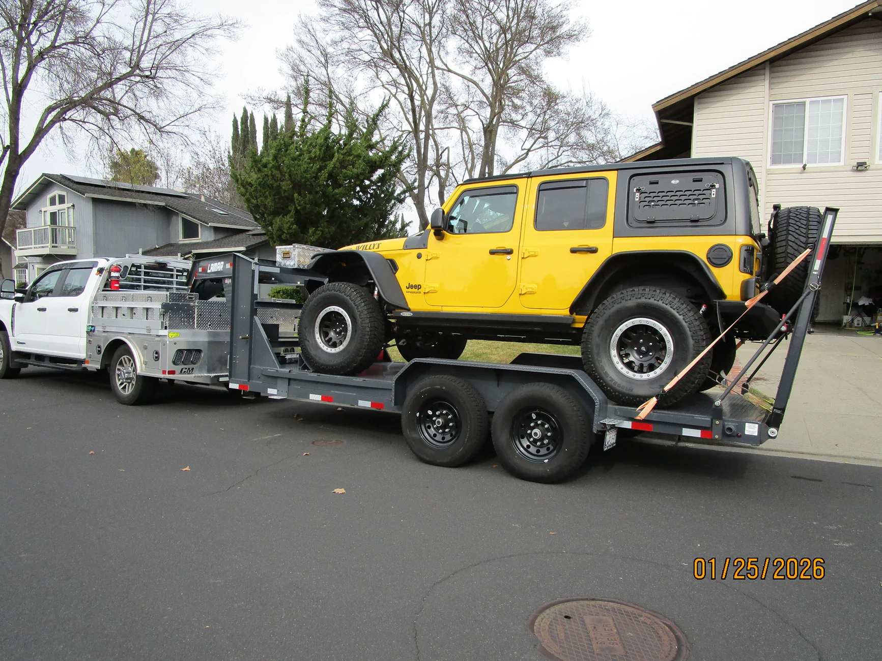Jeep Gladiator Another towing thread....sorry... 25 F250 & TRAILER  (2)