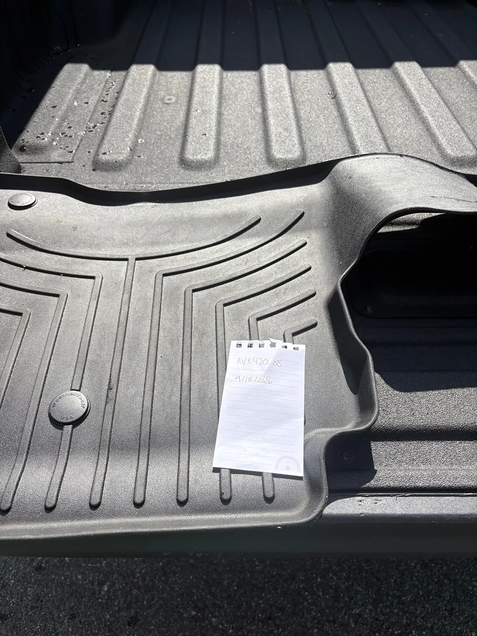 Jeep Gladiator Full set WeatherTech Floor Mats IMG_0546