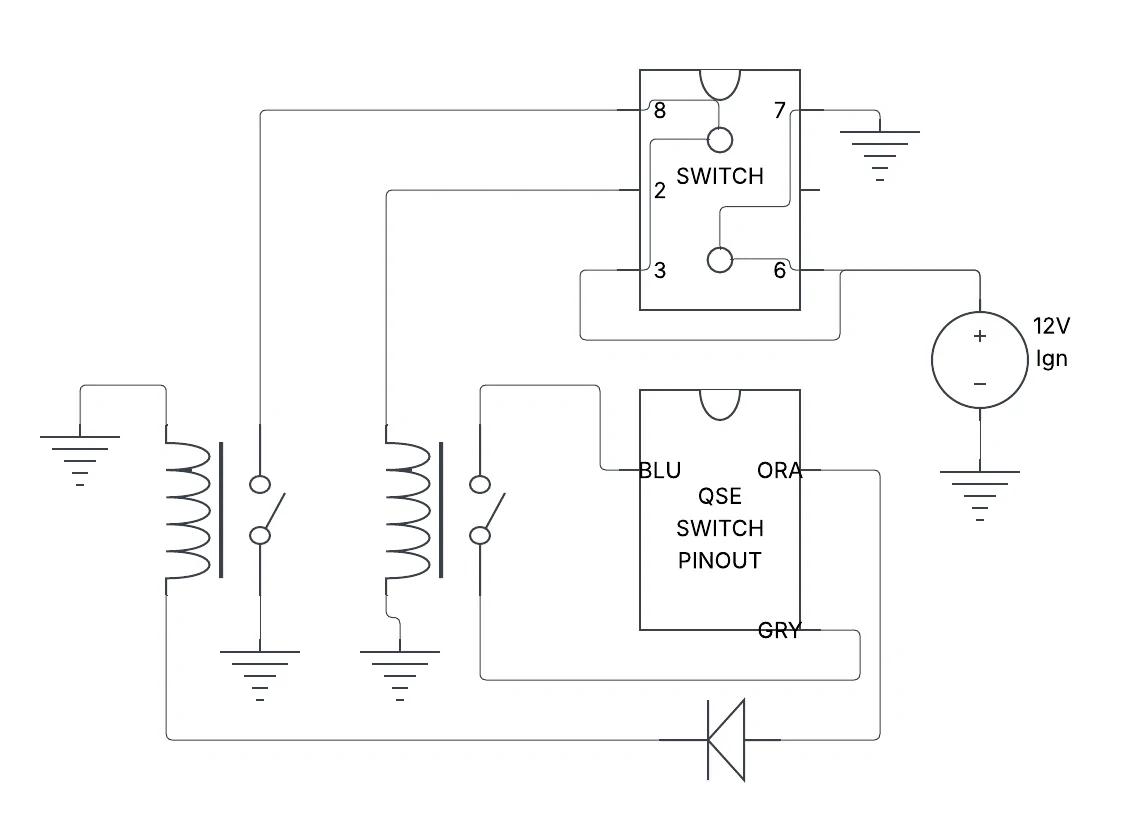 Jeep Gladiator FOX Sway Bar Disconnect System - Thoughts/Comments & Install Advice SwitchDiagram