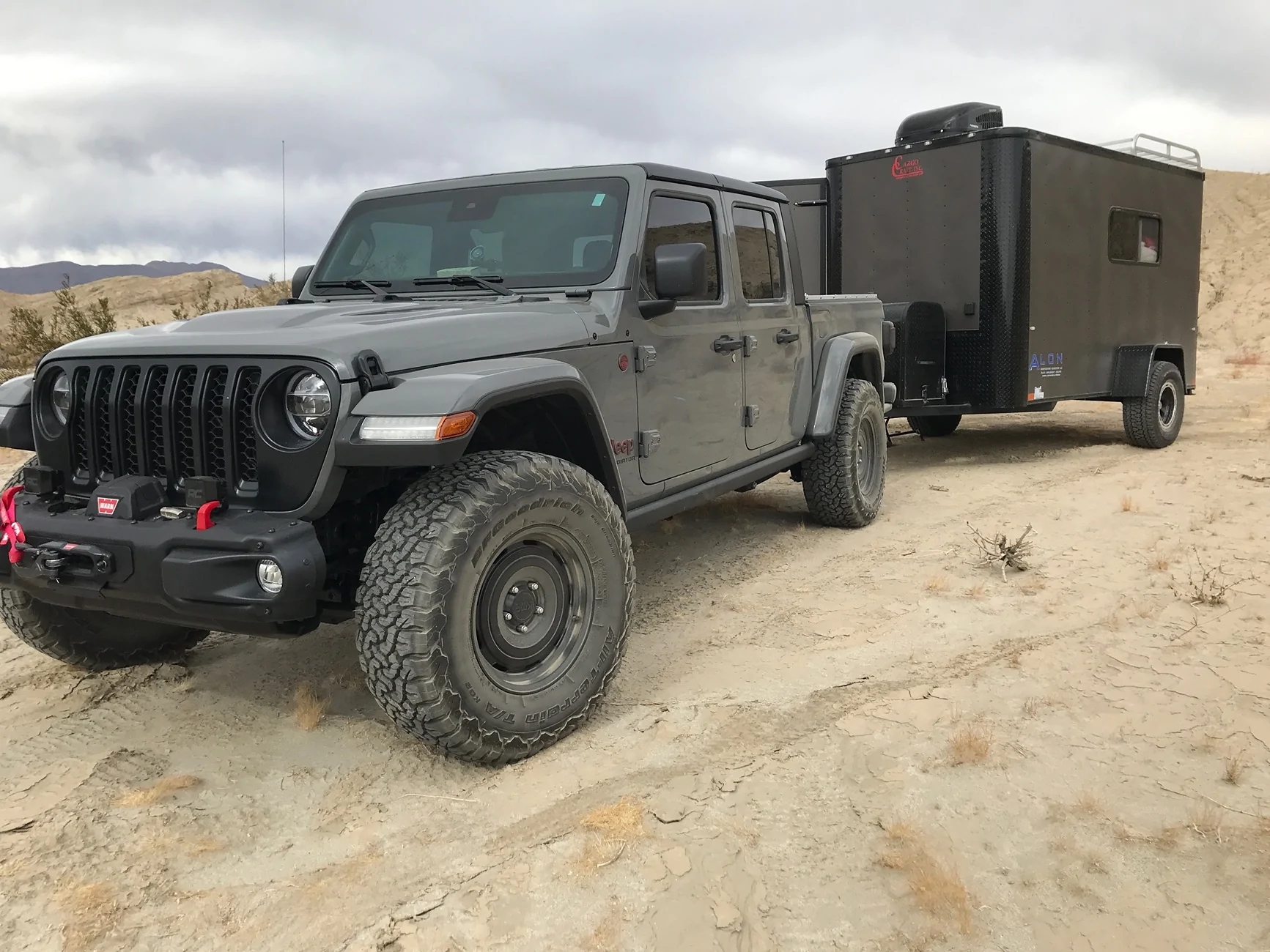 Jeep Gladiator Fun with AI camper design IMG_9666