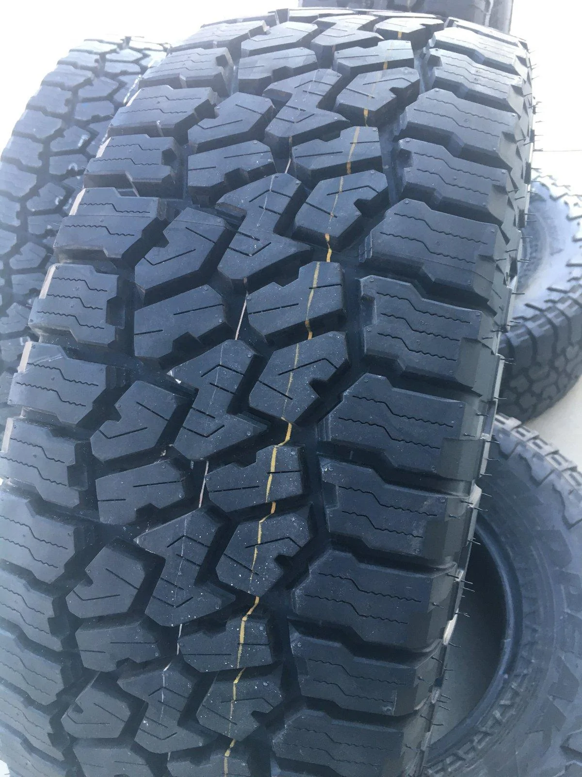 Jeep Gladiator 5x New Falken Wildpeak AT3W Rubicon tires (285/70R17) take-offs T4